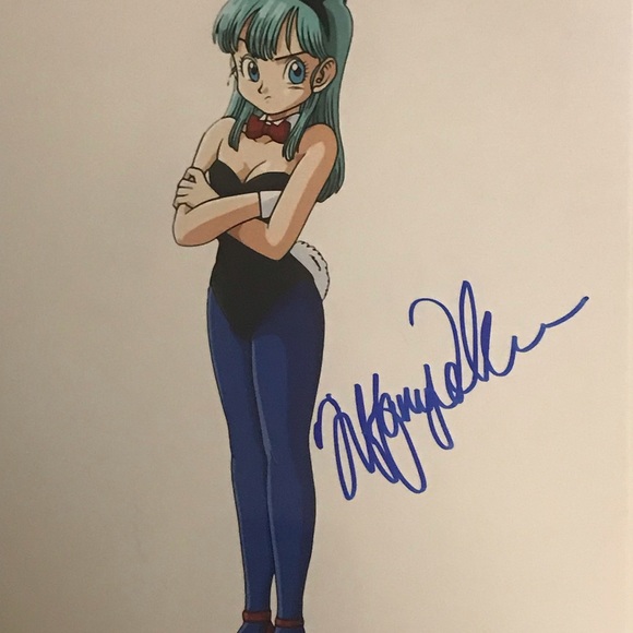 Authographed Tiffany Vollmer Dragon Ball Z “BULMA” 8X10 Photo PA (COA) 2 photos - Picture 1 of 3